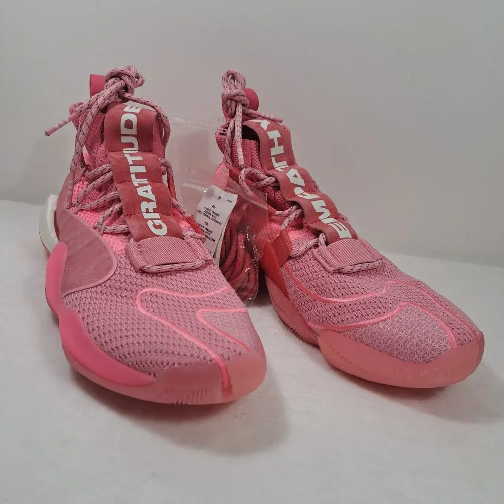 ADIDAS Crazy By Pharrell Williams Mens Size 10.5 Basketball‎ Shoes Hyper Pink - Picture 8 of 12